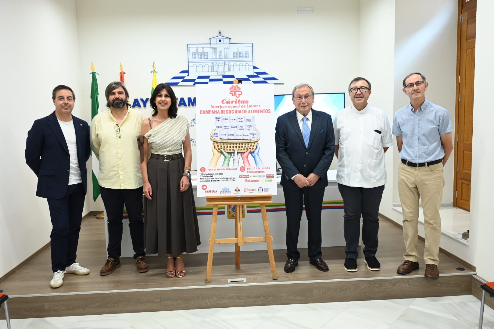 ACIL se suma a la campaña de recogida de alimentos de Cáritas Interparroquial en Linares