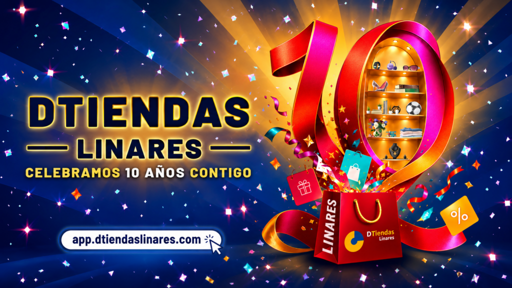 Dtiendas Linares celebra su 10.º aniversario premiando las compras en el comercio local