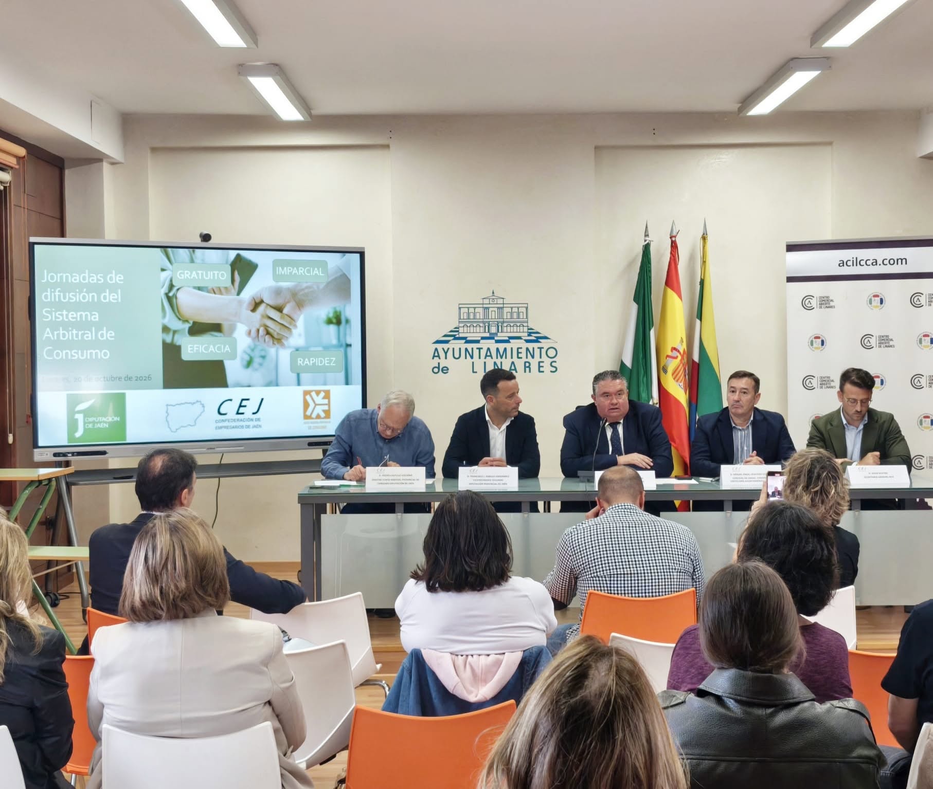 ACIL participa en las Jornadas de Difusión del Sistema Arbitral de Consumo en Linares